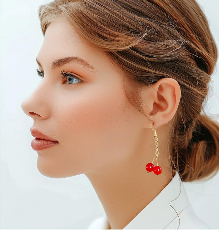Red Cherry Earrings