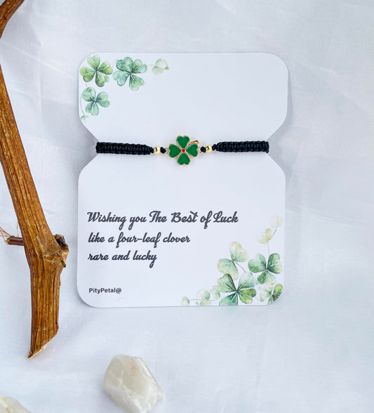 four leaf clover bracelt