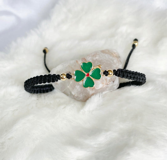 four leaf clover bracelet, pitypetal 
