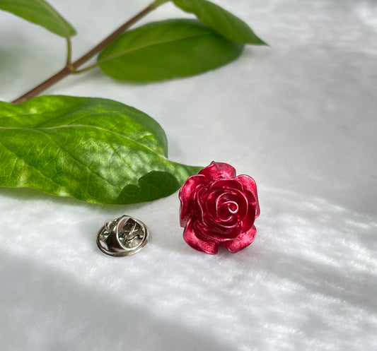 Rose brooch
