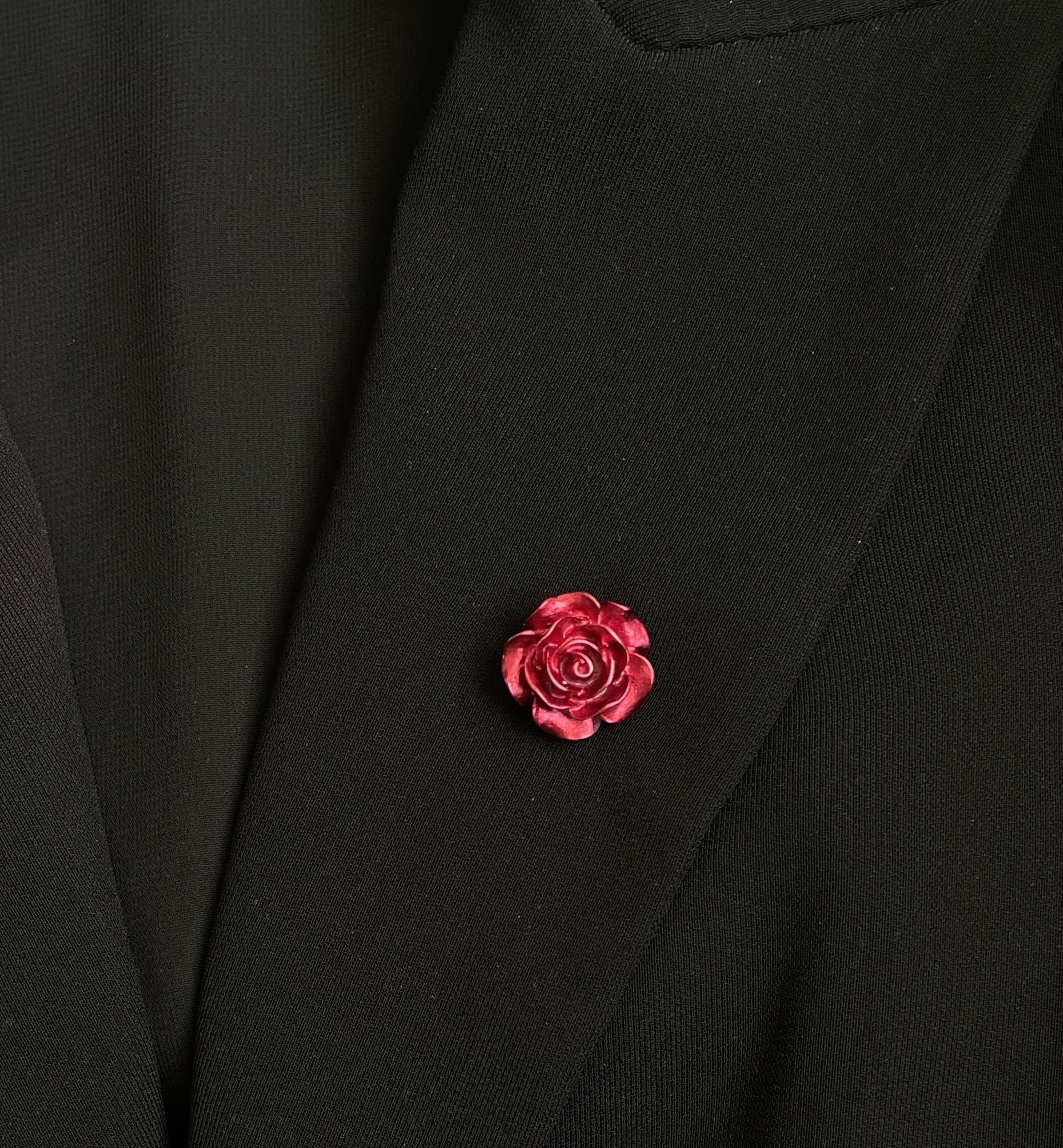 Rose brooch