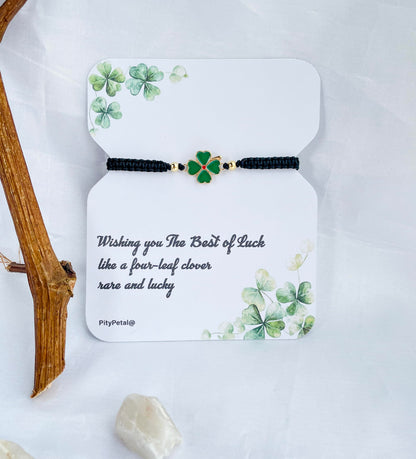 four leaf clover bracelt 